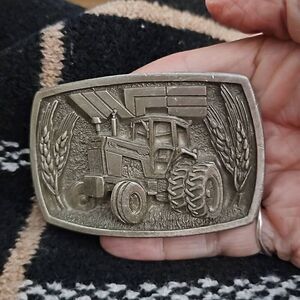 VINTAGE 1982 WFE FIELD BOSS 2-110 TRACTOR BELT BUCKLE Serial number 58 Limited E